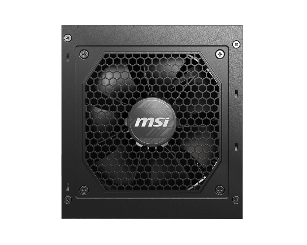 Блок питания MSI  850W, MAG A850GL PCIE5, Full Modular, ATX, 80+ GOLD, КПД >90%, Fan 120mm, Черный