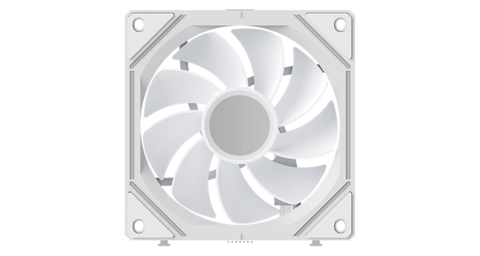 Вентилятор для корпуса Ocypus Gamma F12 UNI WH ARGB REVERSE BLADE 3-IN-1 3x(123x120x25mm) Белый