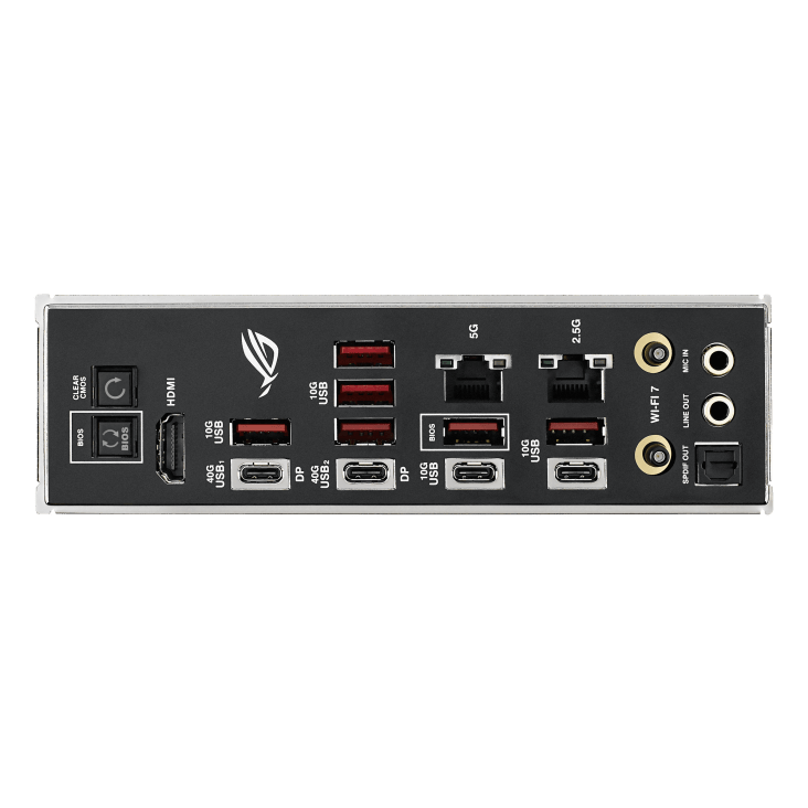 Материнская плата ASUS ROG CROSSHAIR X870E HERO BTF AM5 4xDDR5 4xSATA Raid 5xM.2 4xType-C HDMI ATX