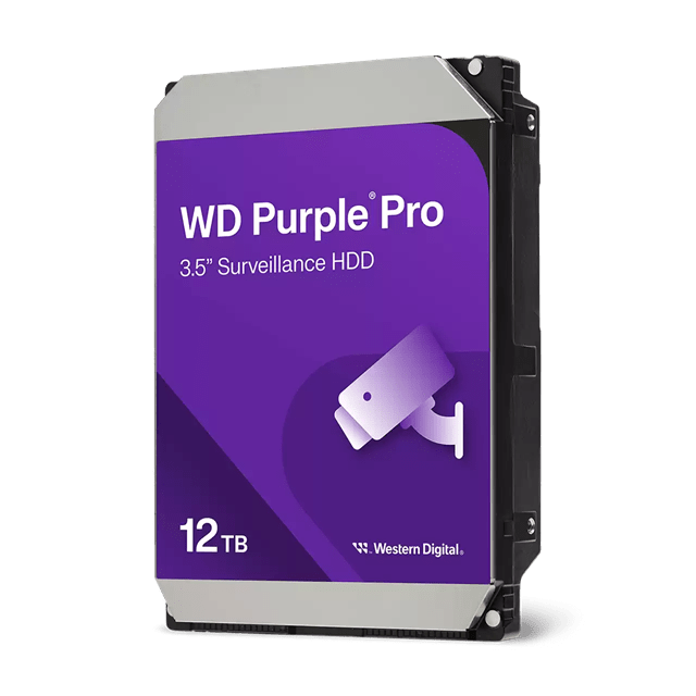 Жесткий диск для видеонаблюдения HDD 12Tb Western Digital Purple Pro SATA 6Gb/s 256Mb 3,5" WD122PURP