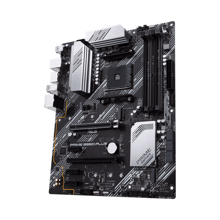 Материнская плата ASUS PRIME B550-PLUS AM4 4xDDR4 6xSATA 2xM.2 HDMI DP ATX