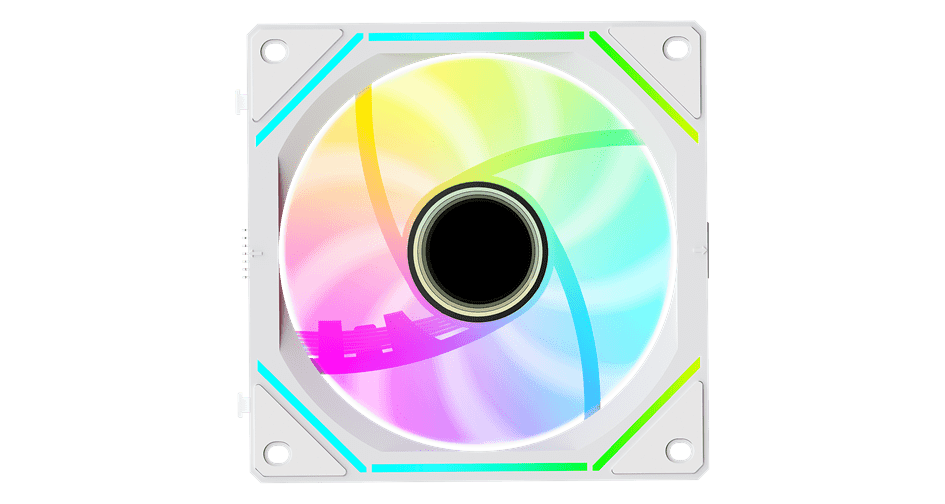 Вентилятор для корпуса Ocypus Gamma F12 UNI WH ARGB REVERSE BLADE 3-IN-1 3x(123x120x25mm) Белый