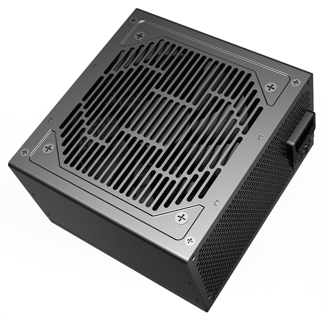 Блок питания PCCooler  550W, KF550, Non Modular, 80+ WHITE, КПД ≥85%, Fan 120mm, Черный, P3-F550-W1H