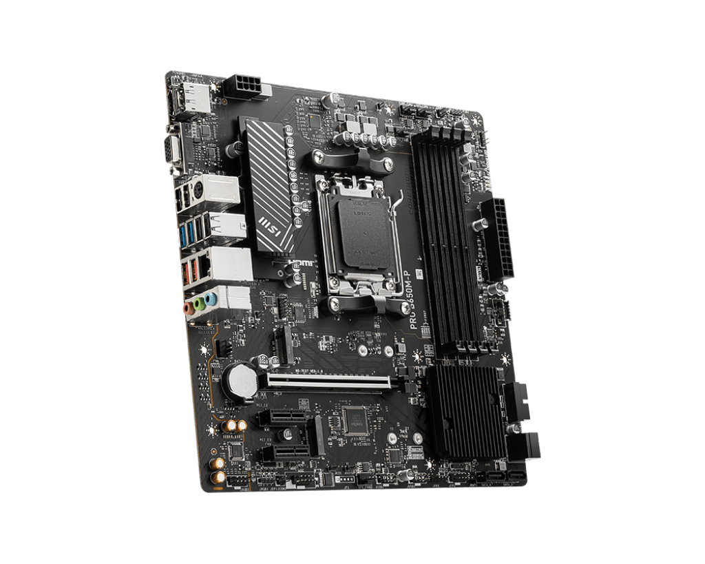 Материнская плата MSI PRO B650M-P AM5 4xDDR5 4xSATA3 RAID 2xM.2 HDMI DP mATX
