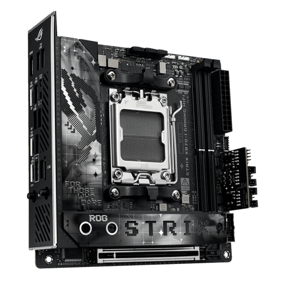 Материнская плата ASUS ROG STRIX X870-I GAMING WIFI AM5 2xDDR5 2xSATA RAID 2xM.2 HDMI WiFi Mini-ITX