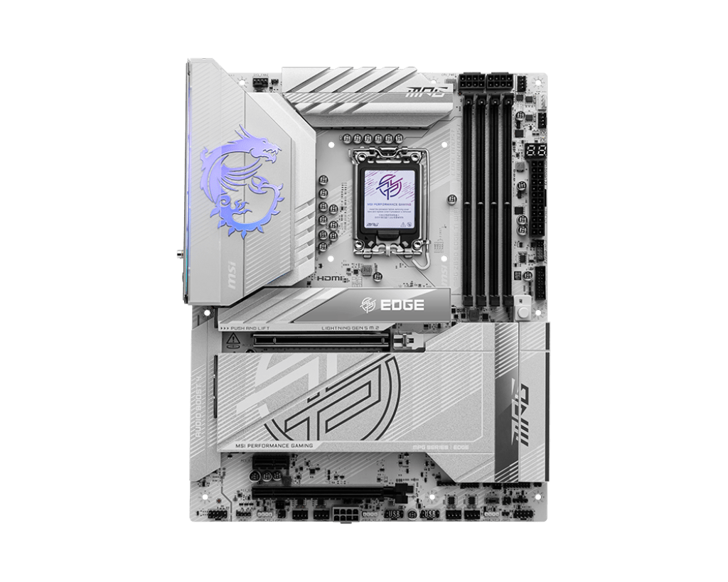 Материнская плата MSI MPG Z890 EDGE TI WIFI LGA1851 4xDDR5 4xSATA3 RAID 5xM.2 1xHDMI 2xThunder ATX