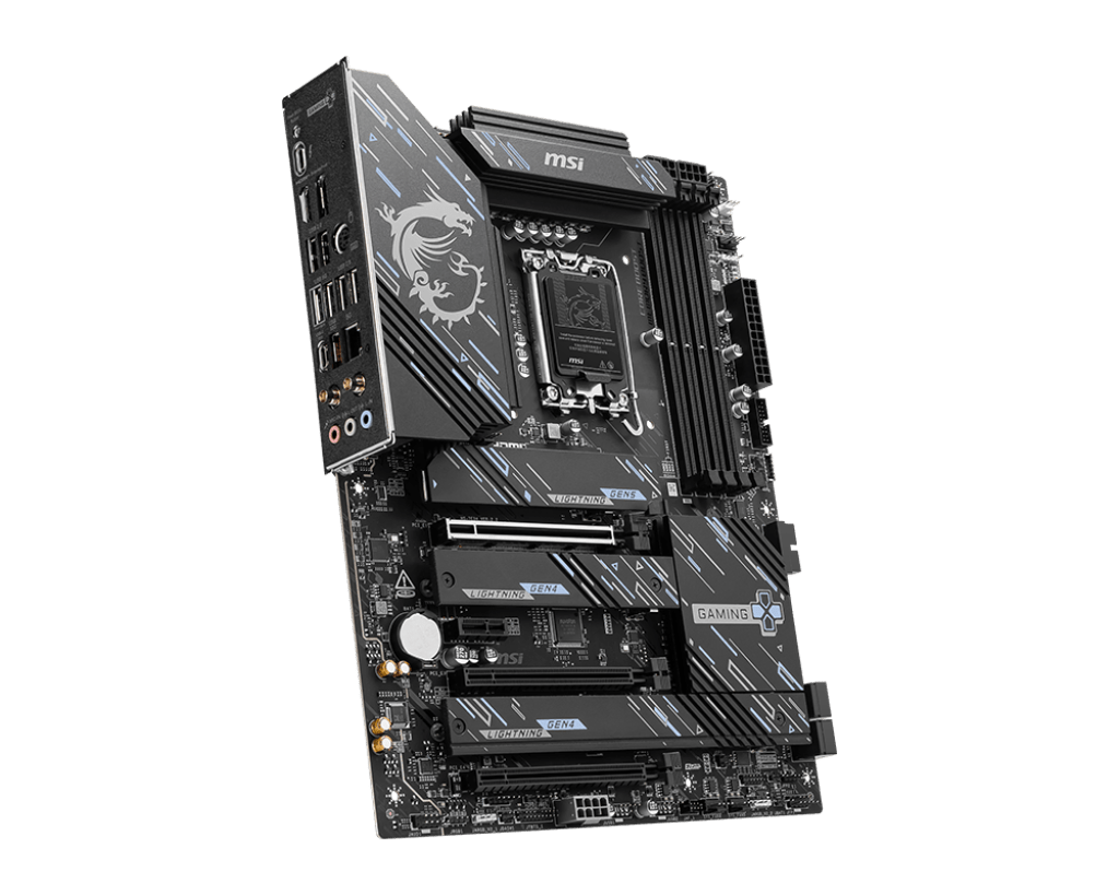 Материнская плата MSI Z890 GAMING PLUS WIFI LGA1851 4xDDR5 6xSATA3 RAID 4M.2 HDMI DP ATX