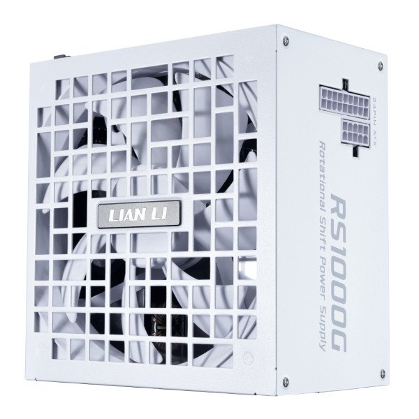 Блок питания Lian Li 1000W, RS1000G, Full Modular, 80+ GOLD, КПД 91%, Белый, G9P.RS1000G.W000.EU