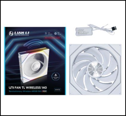 Вентилятор для корпуса Lian Li UNI FAN TL140 Wireless 140mm RGB White G99.14TL1W1W.00