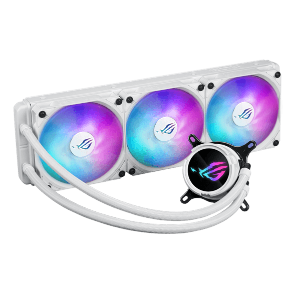 Водяное охлаждение CPU Asus ROG STRIX LC III 360 ARGB 120mm Liquid CPU Cooler, 3 x12cm, ARGB, White