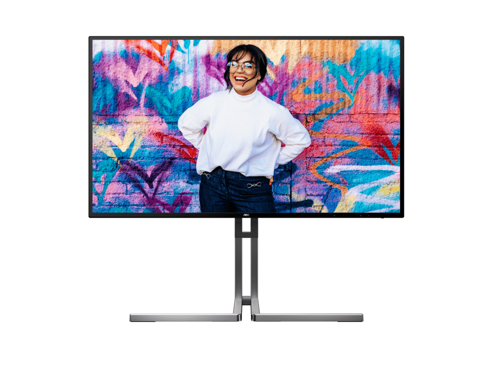 Монитор 27" AOC U27U3CV NanoIPS 3840x2160 60Hz 4ms 400cd/m 1300:1 2xHDMI 1xDP 4xUSB3.2 SP 3Wx2 Black