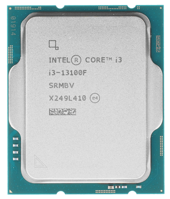 CPU Intel Core i3-13100F 3.3/4.5GHz (4.5GHz) 4/8 Raptor Lake 60W FCLGA1700 OEM