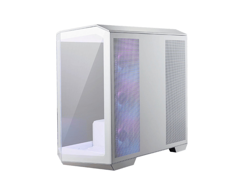Компьютерный корпус MSI MAG PANO M100R PZ mATX/ITX 1x3.5"/2.5", USB 3.2 Type-A White