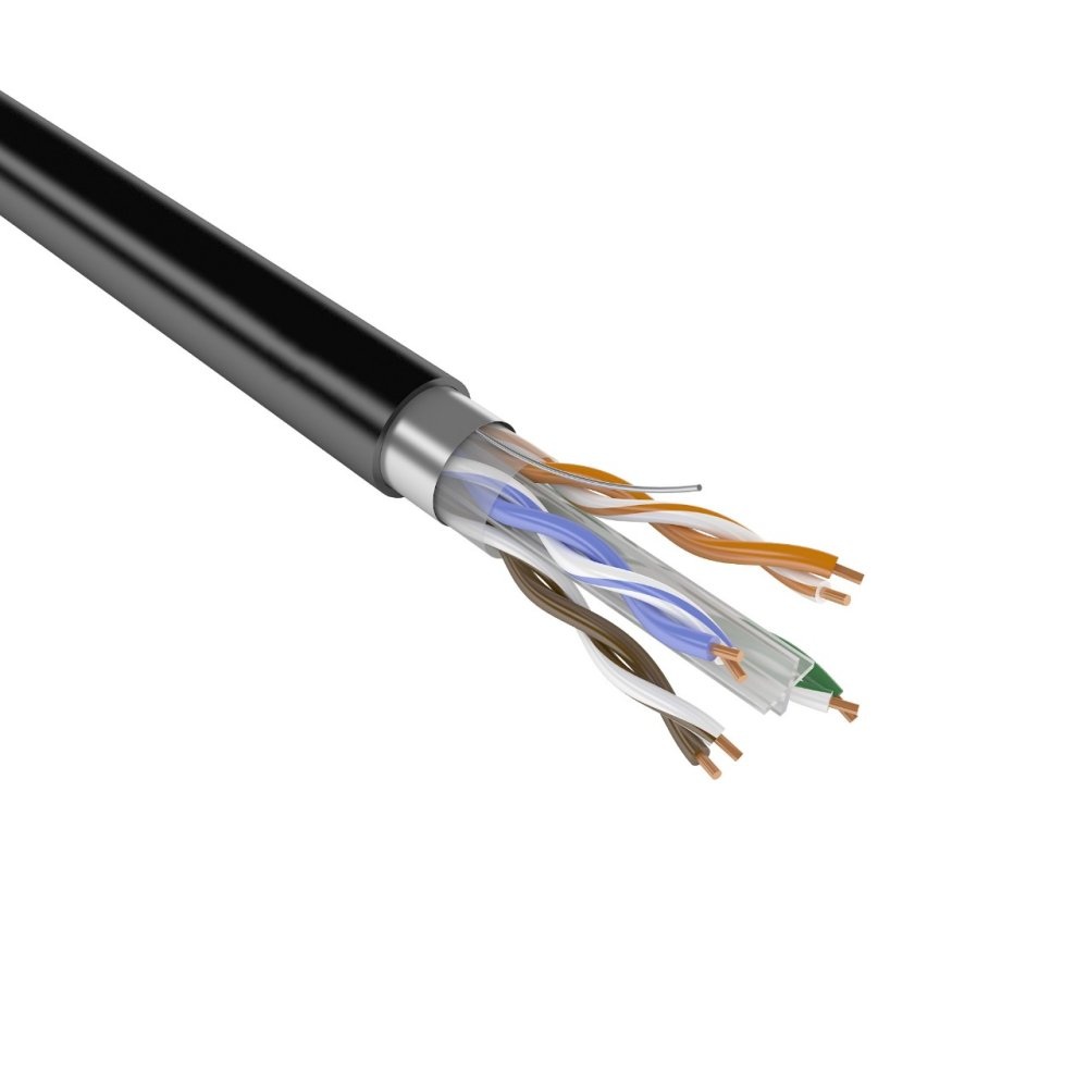 Кабель сетевой COMTEQ FTP cat 6. 4*2*0,574mm ПВП 305м/упак для внеш прокл