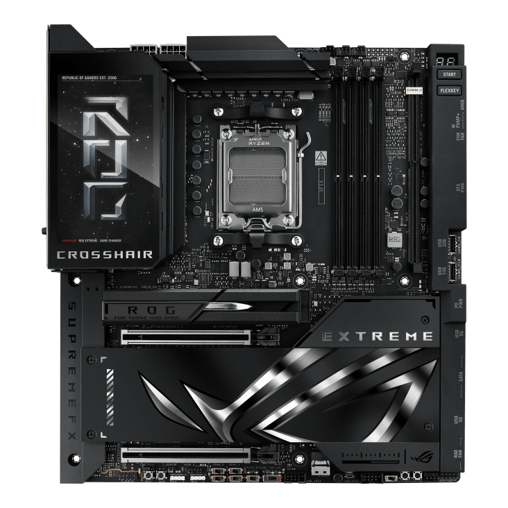 Материнская плата ASUS ROG CROSSHAIR X870E EXTREME AM5 4xDDR5 4xSATA Raid 5xM.2 4xType-C HDMI E-ATX