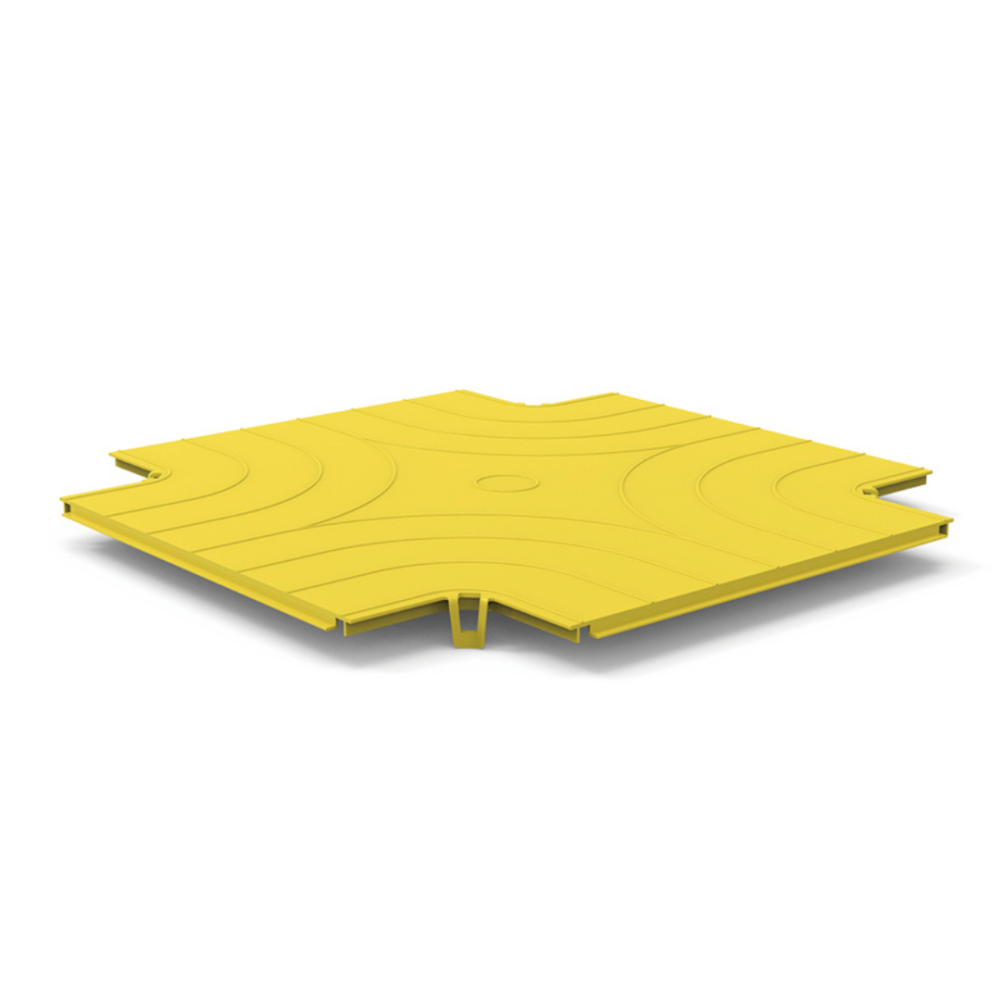 Крышка Х-соединителя горизонтальная опт. лотка 360мм