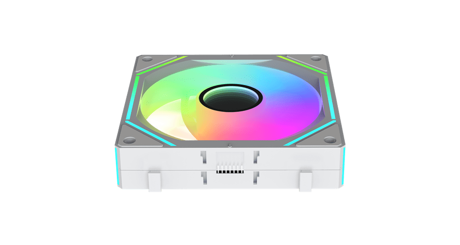 Вентилятор для корпуса Ocypus Gamma F12 UNI WH ARGB REVERSE BLADE 3-IN-1 3x(123x120x25mm) Белый