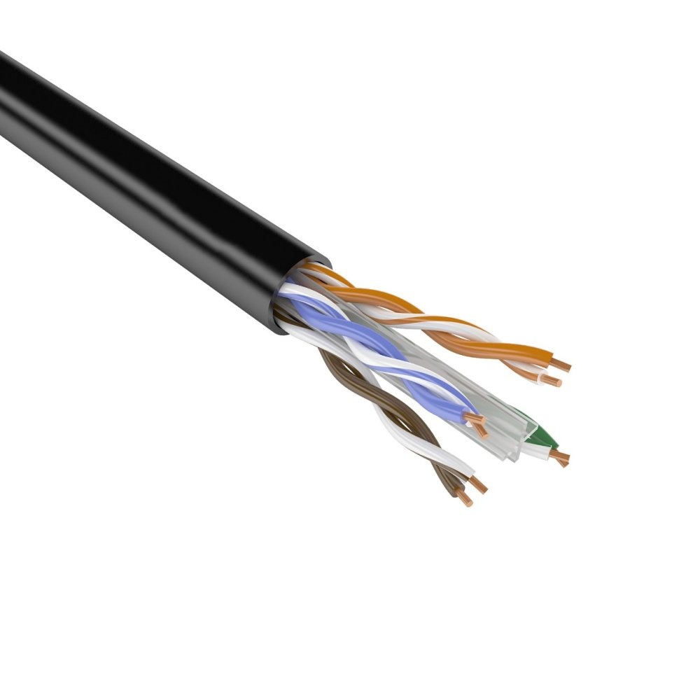Кабель сетевой OK-WIRE UTP cat 6 ПВП,CCU 1км/упак для внеш. прокл