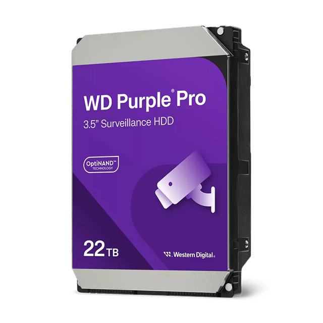 Жесткий диск для видеонаблюдения HDD 22Tb Western Digital Purple Pro SATA 512Mb 3,5" WD221PURP