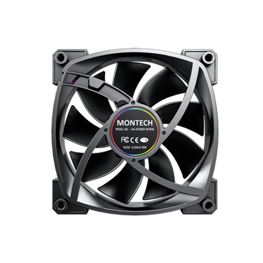 Вентилятор для корпуса Montech AX120 3 in 1 Pack (B) 3x(120x120x25mm)/800-1600RPM/59CFM/27db Черный