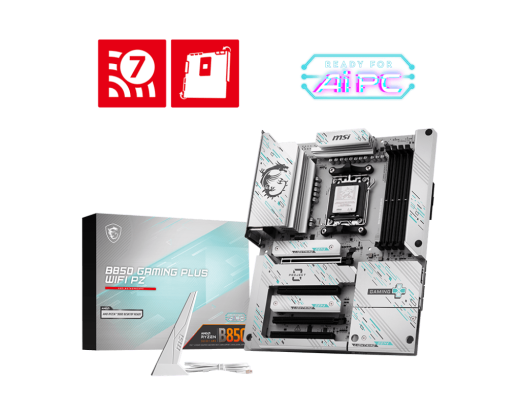Материнская плата MSI B850 GAMING PLUS WIFI PZ AM5 4xDDR5 4xSATA3 RAID 3xM.2 DP 2xType-C ATX