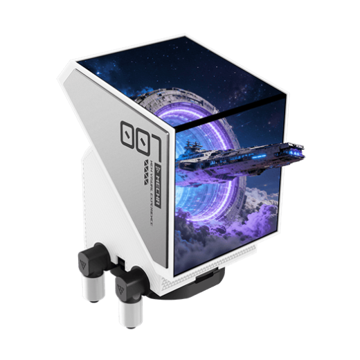 Водяное охлаждение для CPU PCCooler DX360 ARGB Display WH TDP 320W 115X/1200/1700/1851/AM4/AM5 Белый