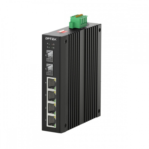 Неуправляемый POE коммутатор DPTEK DK3110I-4TP2S