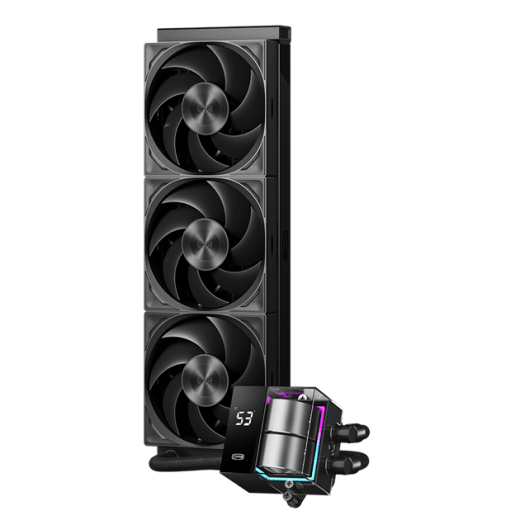 Водяное охлаждение для CPU PCCooler DS360Pro Digital BK, ARGB, TDP 310W, 3x120см, LGA Intel/AMD Черн