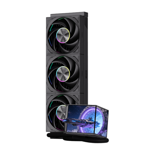 Водяное охлаждение для CPU PCCooler DX360Pro ARGB Display BK TDP 320W 1200/1700/1851/AM4/AM5 Черный