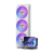 Водяное охлаждение для CPU PCCooler DX360 ARGB Display WH TDP 320W 115X/1200/1700/1851/AM4/AM5 Белый