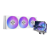 Водяное охлаждение для CPU PCCooler DX360 ARGB Display WH TDP 320W 115X/1200/1700/1851/AM4/AM5 Белый