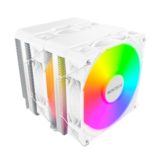 Вентилятор для процессора Montech NX600 ARGB (W) TDP 260W 4-pin 1851/1700/1200/115X/AM5/AM4 White