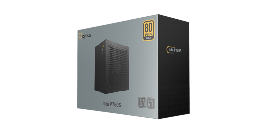 Блок питания Ocypus  750W, Iota P750S, Full Modular, 80+ GOLD, 91%, Черный, Iota-P750S-GFFBK025X-EU