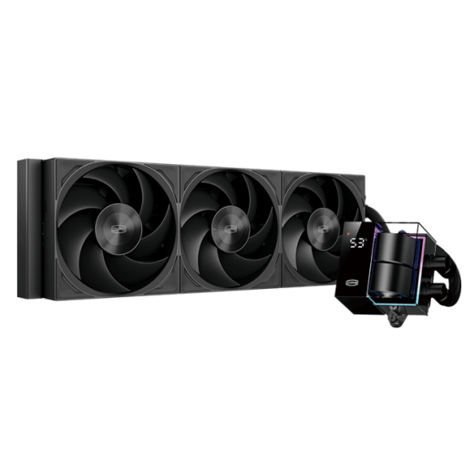 Водяное охлаждение для CPU PCCooler DS360Pro Digital BK, ARGB, TDP 310W, 3x120см, LGA Intel/AMD Черн
