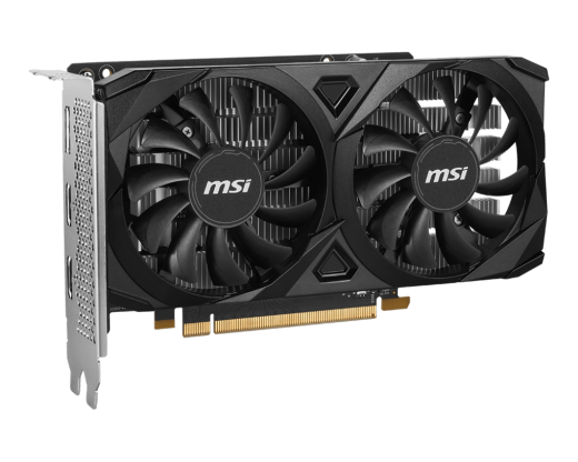 Видеокарта MSI GeForce RTX 3050 VENTUS 2X E 6G OC, 6G GDDR6 96-bit Gen4x16  2xHDMI DP