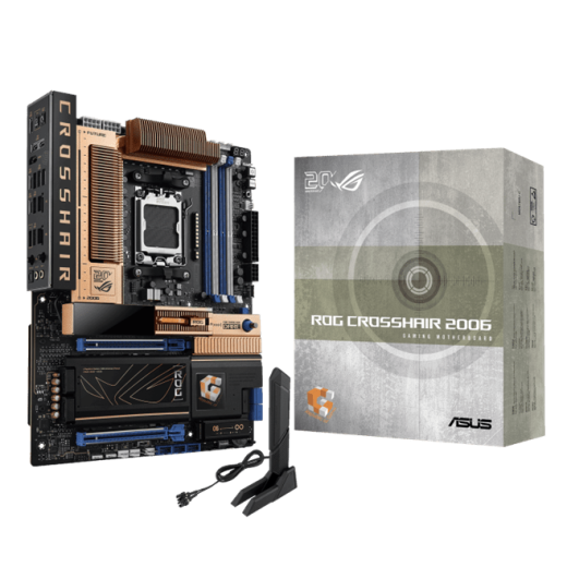 Материнская плата ASUS ROG CROSSHAIR 2006 AM5 X870E 4xDDR5 4xSATA RAID 5xM.2 1xHDMI 2xUSB4 TypeC ATX
