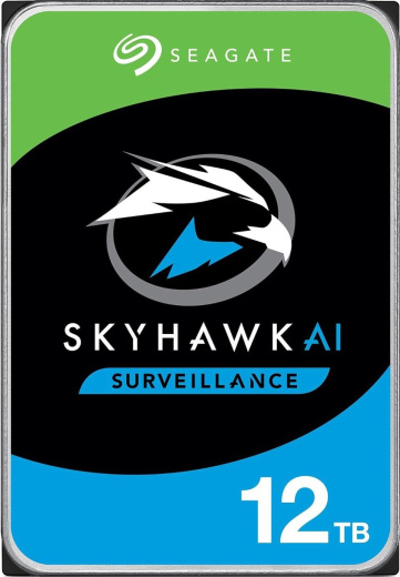 Жесткий диск для видеонаблюдения 12Tb Seagate SkyHawk AI SATA3 3.5" 512Mb ST12000VE003