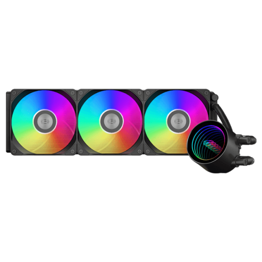 Водяное охлаждение для CPU PCCooler DA360 V2 ARGB BK TDP 300W 115X/1200/1700/1851/AM4/AM5 Черный