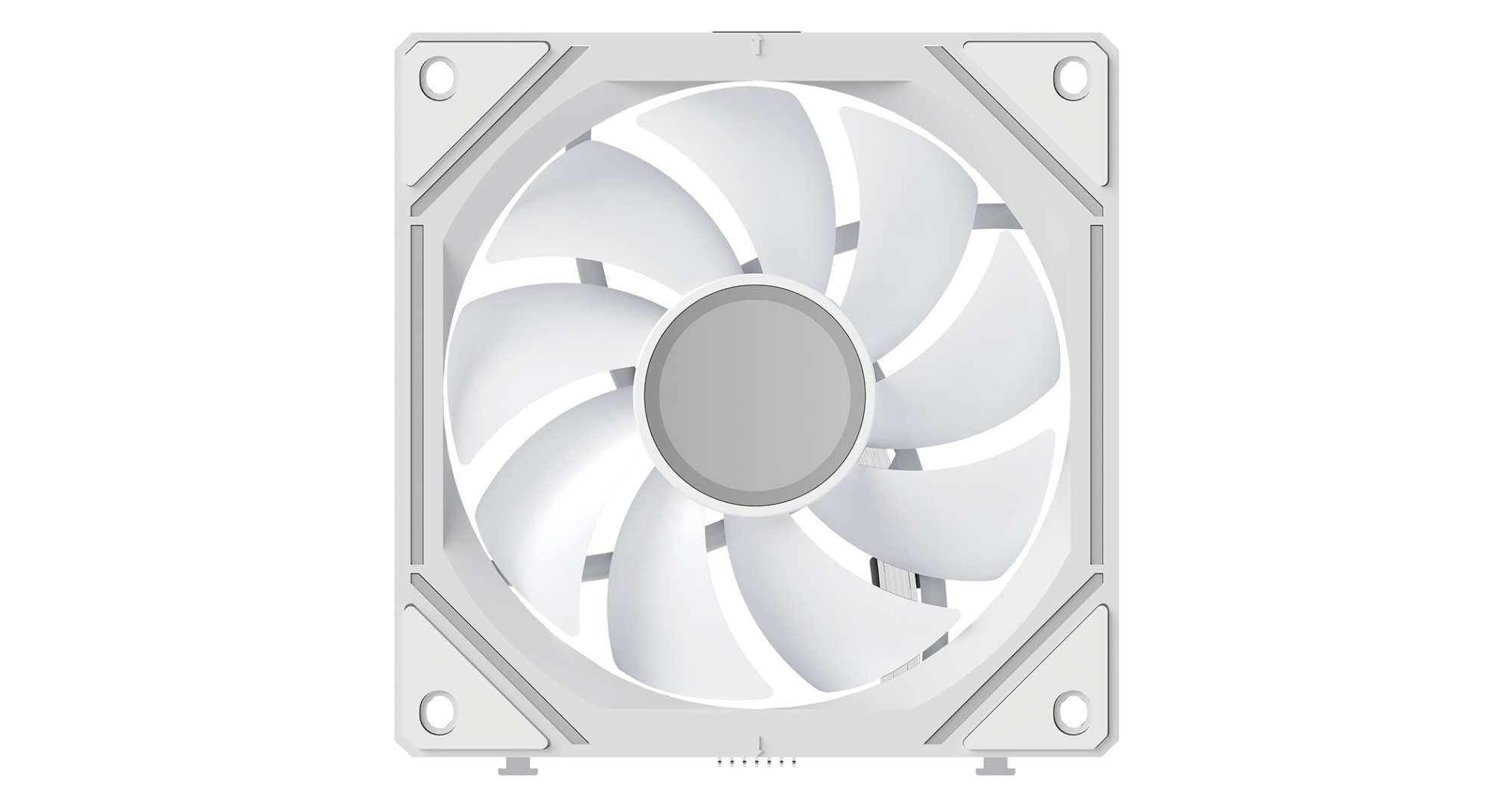 Вентилятор для корпуса Ocypus Gamma F12 UNI WH ARGB 3-IN-1 3x(123x120x25mm) 800-1800RPM 53CFM Белый