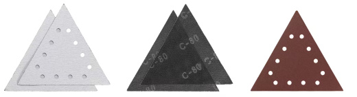 Шлифлисты в комплекте (треуг) Einhell 5 Q-Stick Schei.Delta 287 mm (49491075)