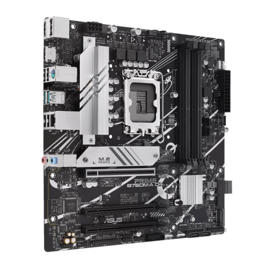 Материнская плата ASUS PRIME B760M-A D4-CSM, LGA1700 B760 4xDDR4 4xSATA3 2xM.2 RAID 2xHDMI 1xDP mATX