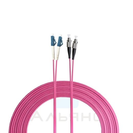 Патчкорд LC/UPC-LC/UPC   2мм MM 50/125 OM4 Duplex - 20 м