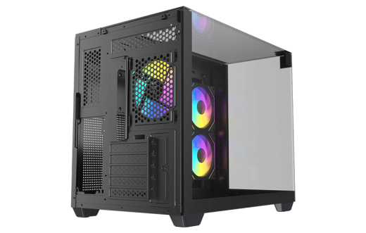 Корпус AOC CG399MB 3F M-ATX/ITX 2xUSB3.0 1xType-C 1xAudio/Mic Черный AOC-CG399M-BF3V1R0T3-G