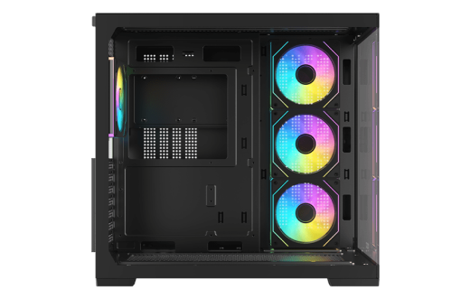 Корпус AOC CG395B 4F ATX/M-ATX/ITX 2xUSB3.0 1xType-C 1xAudio/Mic Черный AOC-CG395-BF4V2R0T2-G