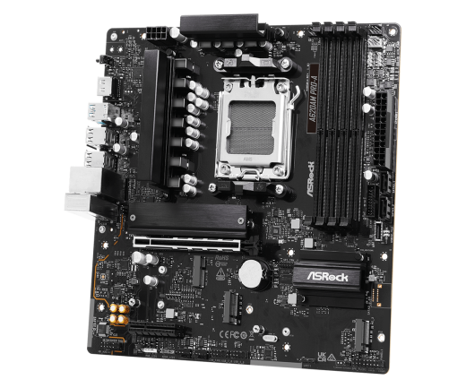 Материнская плата ASRock A620AM PRO-A AM5 4xDDR5 2xSATA3 RAID 3xM.2 Type-C HDMI mATX