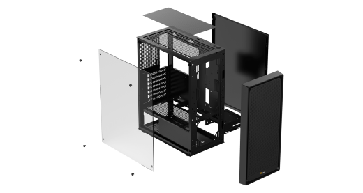 Корпус Ocypus Gamma C50 BK mATX/ITX 3xUSB Черный Gamma-C50-BKG000XX-GL