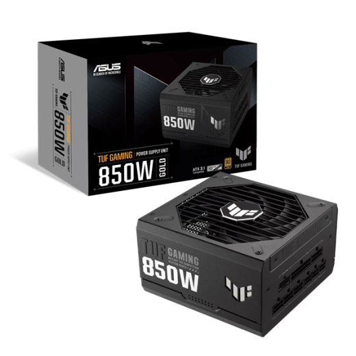 Блок питания ASUS  850W, TUF Gaming 850W Gold, Full Modular, 80+ GOLD, КПД 92%, TUF-GAMING-850G