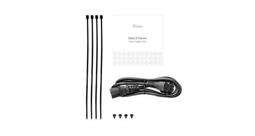 Блок питания Ocypus  500W, Beta P600S, Non modular, ATX, КПД 80%, Черный, Beta-P500S-NDHBK026X-EU