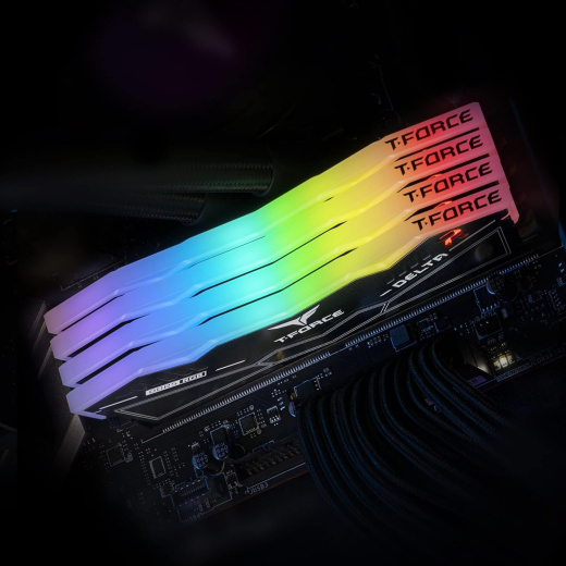 Оперативная память 64GB Kit (2x32GB) 6000MHz DDR5 Team Group DELTA RGB CL38 FF3D564G6000HC38ADC01
