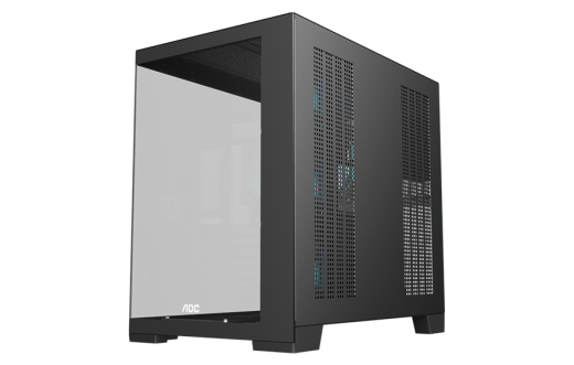 Корпус AOC CG395B 4F ATX/M-ATX/ITX 2xUSB3.0 1xType-C 1xAudio/Mic Черный AOC-CG395-BF4V2R0T2-G